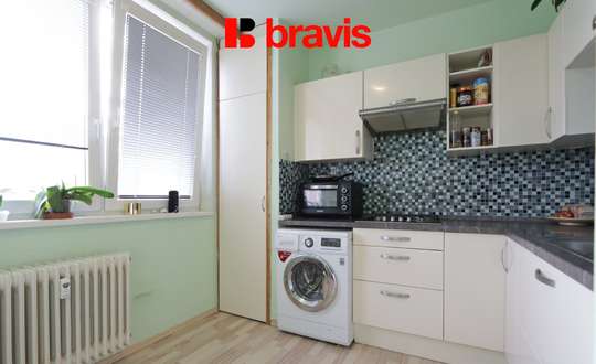 Pronájem bytu 1+1, Brno - Kohoutovice, Voříškova ul., balkon