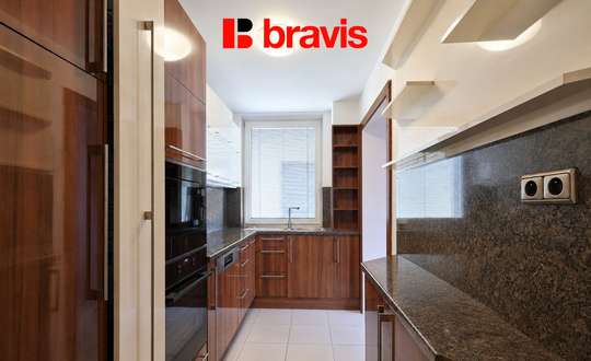 Pronájem bytu 3+kk, Brno - Starý Lískovec, ulice U Leskavy, šatna, částečně zařízený, balkon