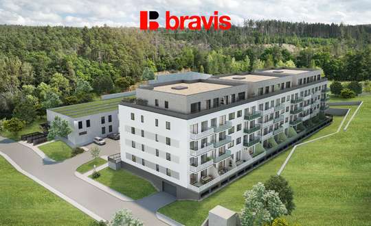 Prodej bytu 2+kk 56,3 m² v novém projektu Zborovce, Blansko, sklep, balkon, možnost parkování