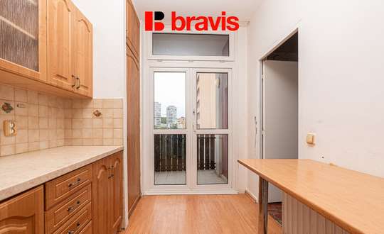 Pronájem bytu 3+1, Brno - Lesná, ul. Haškova, balkon, sklep, vhodné pro studenty