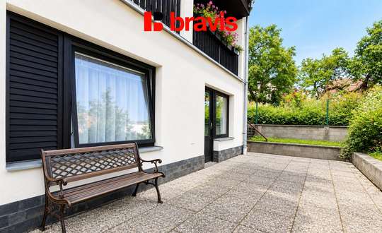 Pronájem bytu 2+kk, ulice Horní, Brno-Štýřice, terasa, zahrada, blízko centra města
