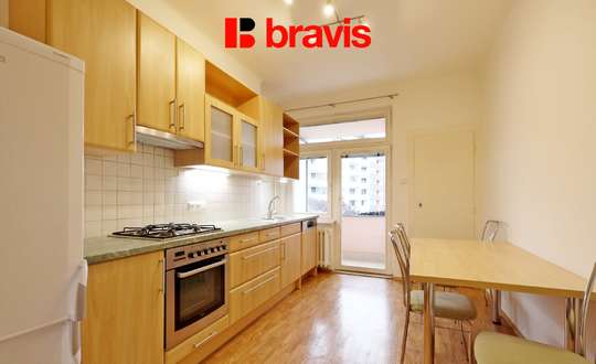 Pronájem bytu 1+1, Brno - střed, ul. Kounicova, balkon, částečně zařízený