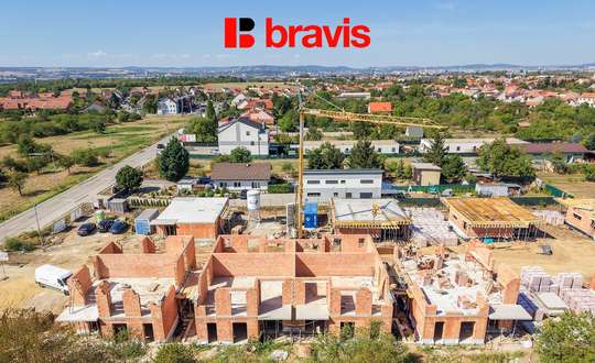 Prodej moderní, nízkoenergetické novostavby, byt 3+kk, 66,9m², Tuřany, terasa, možnost sklepa a parkování