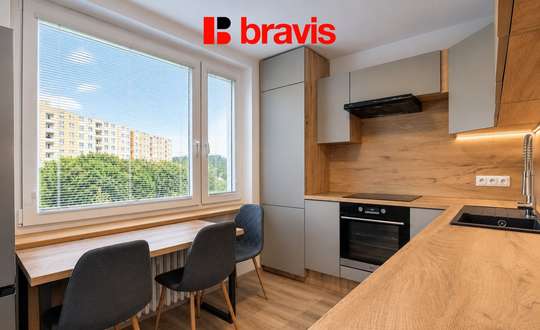 Pronájem bytu 2+1, Brno - Bystrc, ul. Kuršova, po rekonstrukci, balkon, sklep