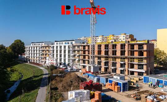 Apartment for sale 1+kk in the new project Rezidence Haná, Vyškov, balcony, cellar