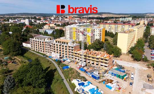 Sale of a 2+kk apartment with a balcony and a cellar in the new building Rezidence Haná, Vyškov