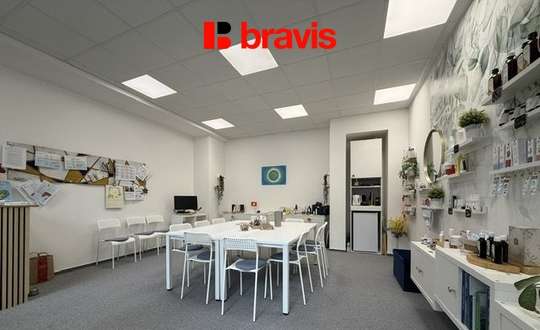 Pronájem kanceláře, Brno - střed, Moravské náměstí, komerční budova Moravák