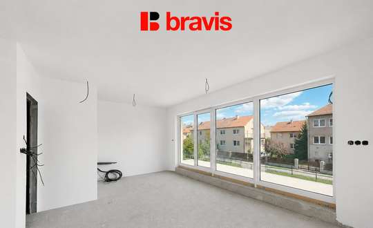 Prodej nadstandardního bytu 3+kk, 66 m², Brno- Horní Heršpice, balkon 11,7 m²,  parkování a sklep v ceně