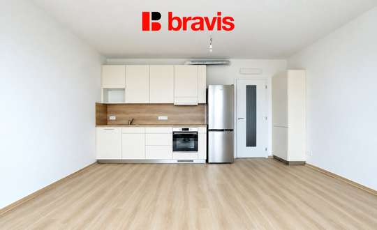 Podnájem bytu 2+kk v rezidenci Ponavia, Brno - Ponava, ul. Střední, novostavba, balkon, sklep, garáž