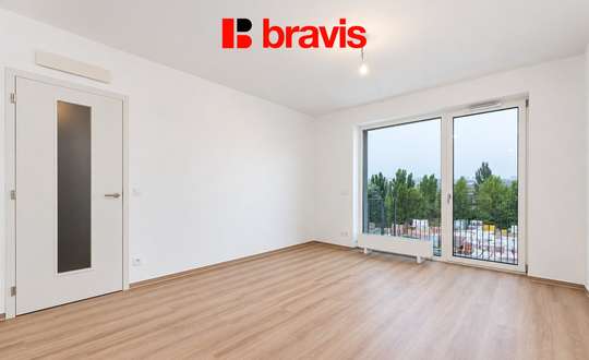 Podnájem bytu 2+kk v rezidenci Ponavia, Brno - Královo Pole, ul. Střední, novostavba, balkon, sklep, garáž