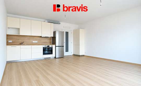 Podnájem bytu 2+kk v rezidenci Ponavia, Brno - Královo Pole, ul. Střední, novostavba, balkon, sklep, garáž