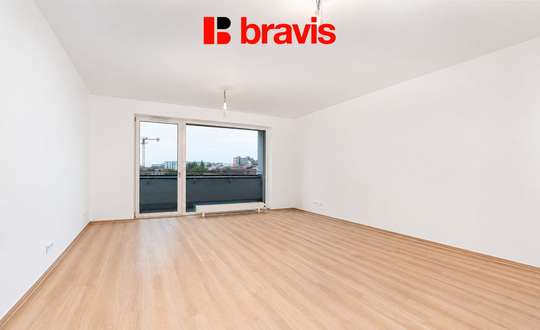 Sublease of a 2+kk apartment in the Ponavia residence, Brno - Královo Pole, Střední street, new building, balcony, cellar, garage