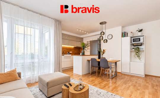 Prodej moderního bytu 3+kk na ul. Chudčická, Brno - Bystrc, lodžie, balkon, sklep, 78 m²