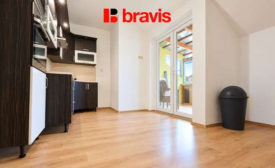 Pronájem bytu 3+kk 76 m², Brno - Staré Brno, šatna, komora, lodžie, dochozí vzdálenost na náplavku