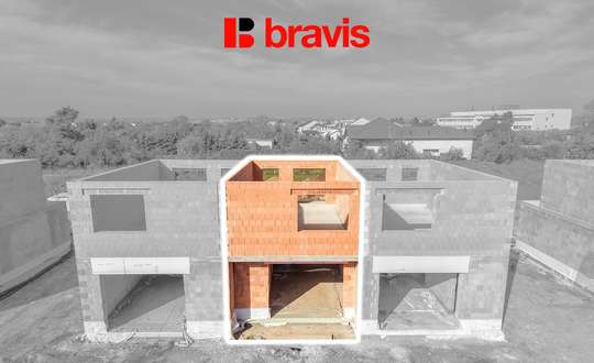 Prodej moderního vilabytu 3+kk: Brno - Tuřany, 90,2 m²,  2 terasy, zahrádka 32,1m², parkování