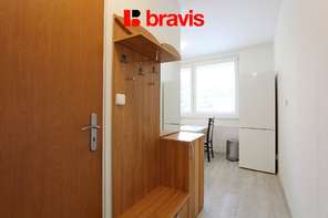 Pronájem bytu 1+1, ul. Olbrachtovo nám., Brno - Komín, balkon, částečně zařízený