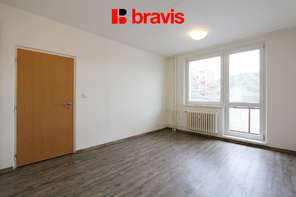 Pronájem bytu 1+1, ul. Olbrachtovo nám., Brno - Komín, balkon, částečně zařízený