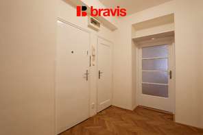 Pronájem bytu 1+1, Brno - střed, ul. Mezírka, balkon, šatna, částečně zařízený