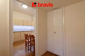 Pronájem bytu 2+1, Brno - střed, ul. Mezírka, 2x balkon, částečně zařízený