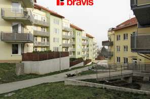 Pronájem bytu v novostavbě 1+kk, částečně zařízený, pěkná lokalita, ul. Hrázka, Brno - Medlánky v blízkosti IBM