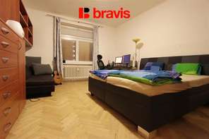 Pronájem bytu 1+1, Brno - střed, ul. Kounicova, balkon, částečně zařízený