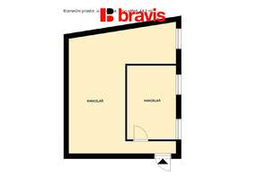Pronájem kancelářských prostor, 44,1m2, ulice Špitálka, Brno-Trnitá, výtah, parkovací stání, v blízkosti centra