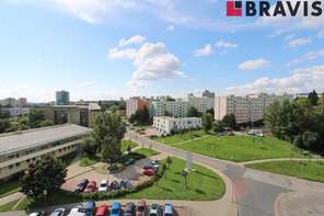 Pronájem bytu 2+kk, Brno - Medlánky, ul. Podpěrova, terasa, výtah, parkování, vnitřní lodžie