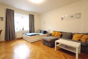 Podnájem bytu 1+1, Brno - Štýřice, ul. Renneská třída, částečně zařízený, blízko centra města