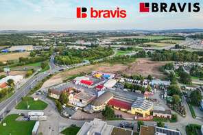 Pronájem lukrativního pozemku 800 m2, u nájezdu na dálnici D1, Brno - Horní Heršpice