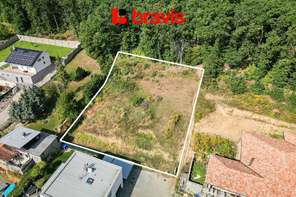Prodej atraktivního pozemku o výměře 1 322 m² přímo u lesa, Brno-Ivanovice