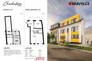 Prodej moderní novostavby bytu 2+kk, Černovice: Charbulova, balkon, možnost parkování