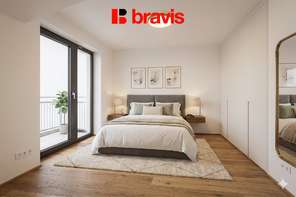 Prodej moderní novostavby bytu 2+kk, Černovice: Charbulova, balkon, možnost parkování