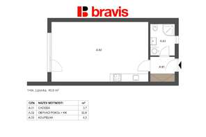 Prodej moderní novostavby ateliéru 1+kk, Lipůvka u Brna, terasa, parkovací stání v ceně