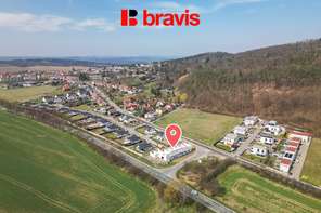 Prodej moderní novostavby ateliéru 1+kk, Lipůvka u Brna, terasa, parkovací stání v ceně