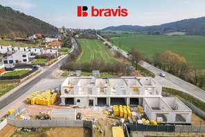 Prodej moderní novostavby ateliéru 1+kk, Lipůvka u Brna, terasa, parkovací stání v ceně