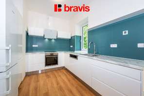 Nice 3+kk apartment for rent, Vranov village, Brno-venkov district, terrace with garden, cellar, two parking spaces, quiet location right next to the forest