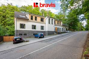 Nice 3+kk apartment for rent, Vranov village, Brno-venkov district, terrace with garden, cellar, two parking spaces, quiet location right next to the forest