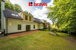 Nice 3+kk apartment for rent, Vranov village, Brno-venkov district, terrace with garden, cellar, two parking spaces, quiet location right next to the forest