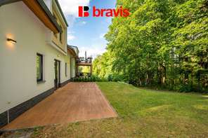 Nice 3+kk apartment for rent, Vranov village, Brno-venkov district, terrace with garden, cellar, two parking spaces, quiet location right next to the forest