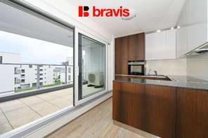 Prodej moderního bytu 3+kk, ul. Kyselkova, Brno - Sadová, sklep, lodžie, garážové stání