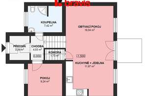 Pronájem RD 5+kk, Popůvky u Brna, 2 koupelny, zahrada