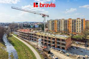 Sale of a 2-bedroom apartment with a balcony in the new project Rezidence Haná by the Haná River, cellar