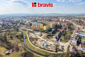 Prodej bytu 1+kk v novém projektu Rezidence Haná, Vyškov, balkon sklep