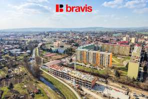 Prodej bytu 1+kk v novém projektu Rezidence Haná, Vyškov, balkon sklep