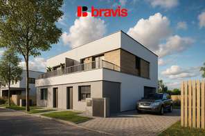 Prodej domu 4+kk (F1-1) 293 m2 v novém projektu Špica bydlení, Brno - Tuřany, zahrada, terasa.