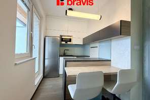 Rent flat 1+KK, Lidická str., Brno - střed, furnished, terrace, cellar