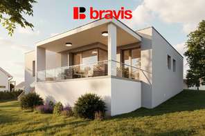 Prodej nedostavěného bungalovu 5+kk s dvojgaráží a terasou, pozemek 551 m² – Bousín, okres Prostějov