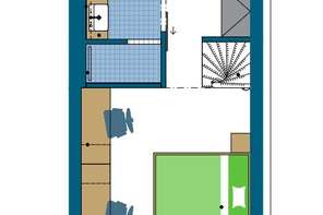 Rent of a modern 2+kk apartment, Brno - Trnitá, Dornych street, multifunctional residence