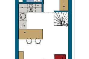 Rent of a modern 2+kk apartment, Brno - Trnitá, Dornych street, multifunctional residence