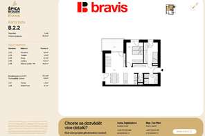 Sale flats 3+KT 66 m², Brno